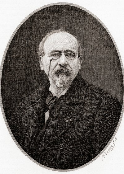 Charles Victor Cherbuliez, da The Century Illustrated Monthly Magazine, pubblicato nel 1884 da H. Velten